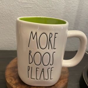 Rae Dunn- more boos please mug- Halloween